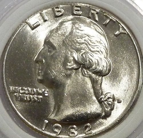 1982-D UNCIRCULATED Washington Quarter UNC # 416-20