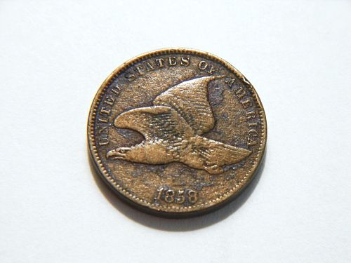 1858 Flying Eagle Cent-Small Letters