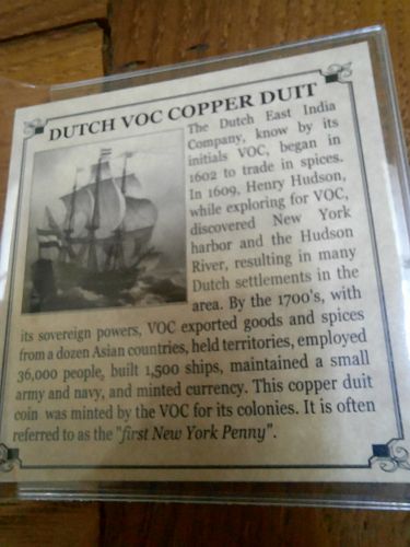 1789 Dutch VOC Copper Duit