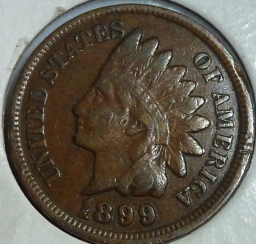 1899 Indian Cent Grades FINE ( 419-19)