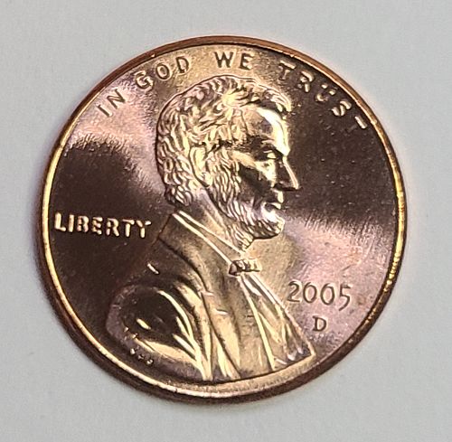 2005-D Lincoln Cent MS-65 (GEM) RED