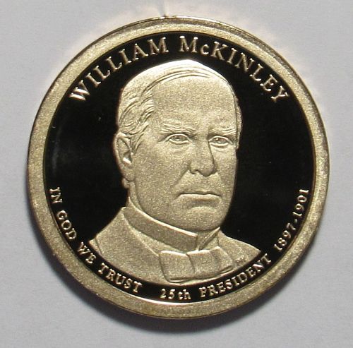 2013 S Proof Presidential Dollar: William McKinley