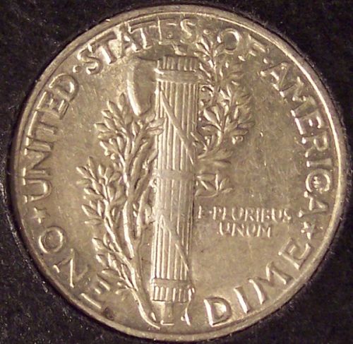 1945 Mercury Head Silver Dime EF40 #01076