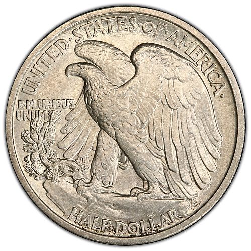 1917 Walking Liberty Half Dollars S-4