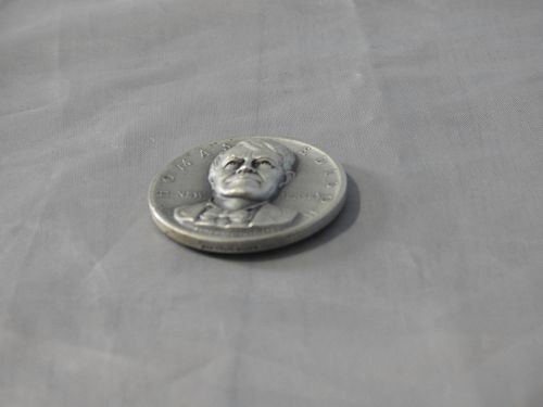 Thomas A Edison .999 PURE Silver  The most famous and prolific inventor  of all time