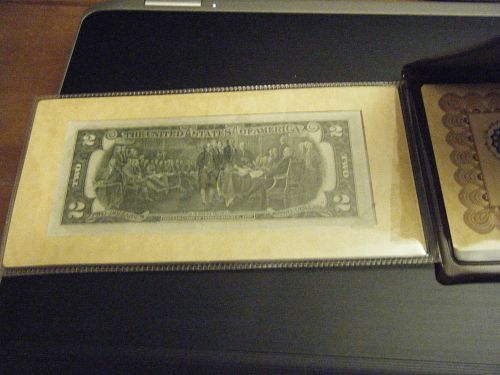 1976 two Dollar bill - First day of issue US in case