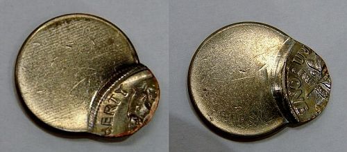 No Date - Roosevelt Dime - Striking Error - Struck Off Center - UNC
