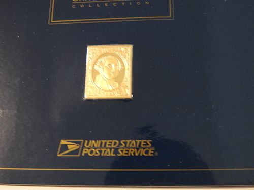 2002 USPS - United We Stand - Stamp Ingot .999 PURE SILVER PLATED 24K GOLD 483 G