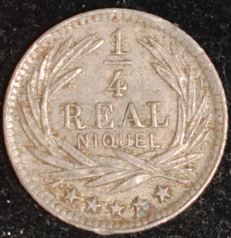 1900H Guatemala 1/4 Real XF