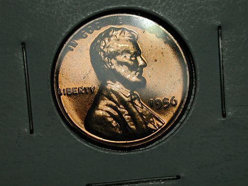 1956 Lincoln wheat penny cent PROOF NICE