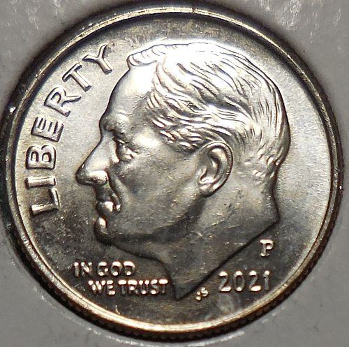 ✅2021-P Roosevelt Dime Error Coin✅