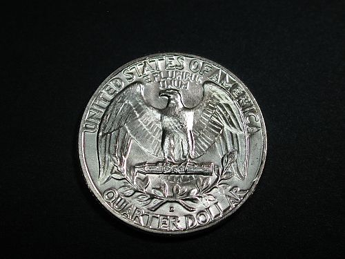 1961d Washington Quarter BLAST WHITE NICE