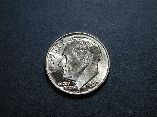 1960 Roosevelt Dime VERY NICE