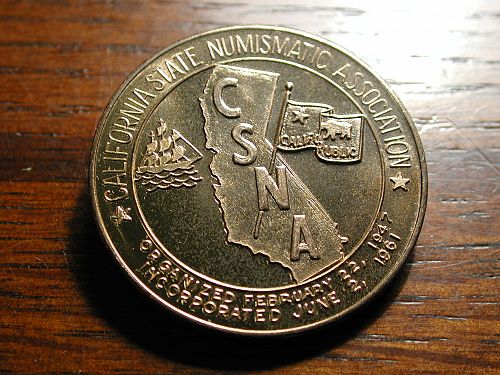 1983 California State Numismatic association 72th Convention NICE