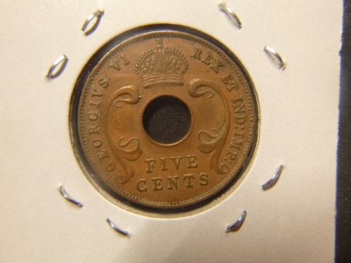 EAST AFRICA 1941 FIVE CENT