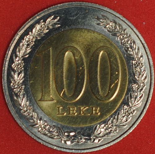 2000 Albania 100 Leke BU