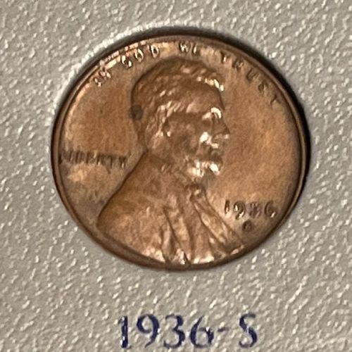 1936-S LWC, MS, spot