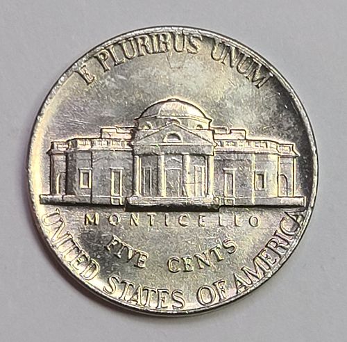 1974 Jefferson Nickel MS-63 (Choice BU) SHARP STRIKE