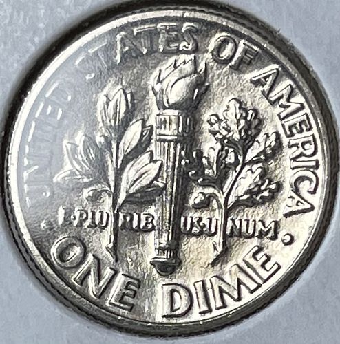 1987-D Roosevelt US Dime ~ Gem/Choice Brilliant Uncirculated MS63+