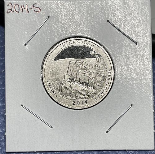 2014-S America The Beautiful Washington US Quarter &bull; Gem Proof Direct from Proof Set