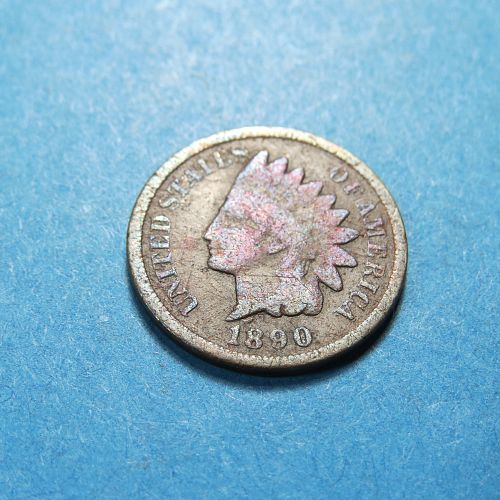 1890 INDIAN HEAD CENT   COMB SHIP ~ LOT D603