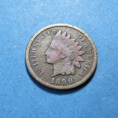 1890 INDIAN HEAD CENT   COMB SHIP ~ LOT D603