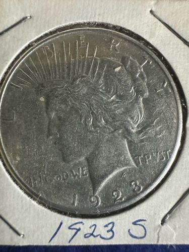 1923 S Peace Dollars