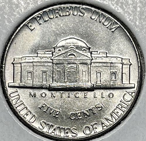 1976-D Jefferson Nickel • Brilliant Uncirculated MS60++