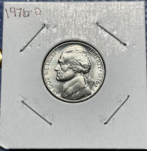 1976-D Jefferson Nickel • Brilliant Uncirculated MS60++