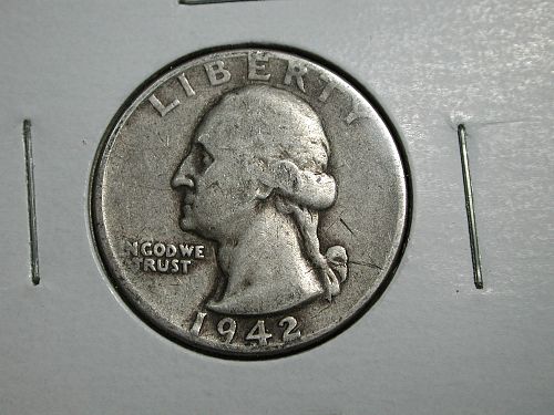 1942 Washington quarter Nice