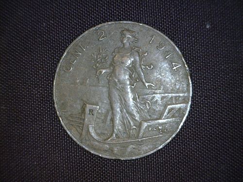 ITALY	KM94	2 Centisimos		1914R