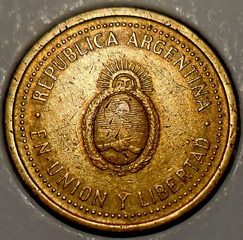 ✅1993 Argentina 10 Centavos✅