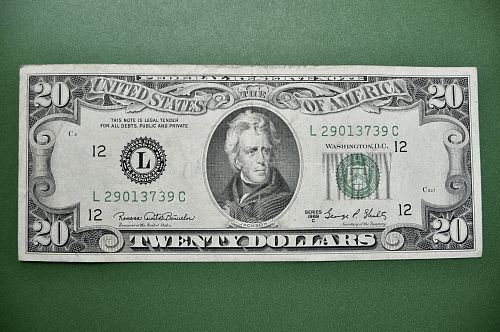 1969-C $20.00 F R Note