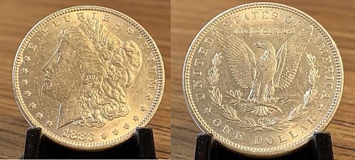 1883 P Silver Morgan Dollar