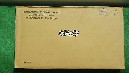1964 P SILVER U S MINT SEALED SET rzqq