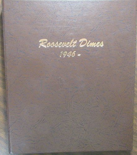 1946 to 2022 P&D Complete set of Roosevelt Dimes in a Dansco Album, circulated and BU