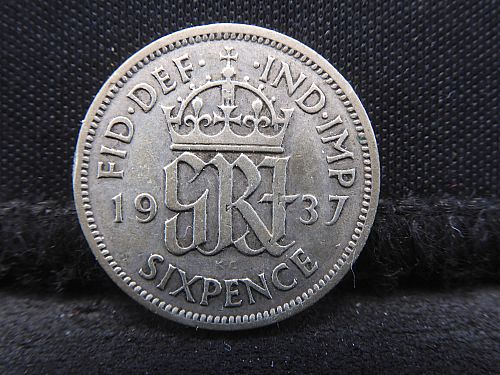 1937 G.B. 6 Pence