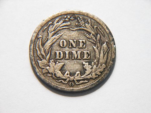 1905-O *Toned* Silver Barber Dime