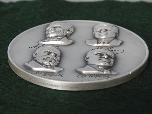 ABRAHAM LINCOLN, JOHN KENNEDY, JAMES GARFIELD, McKINLEY 5 troy oz SILVER Medal