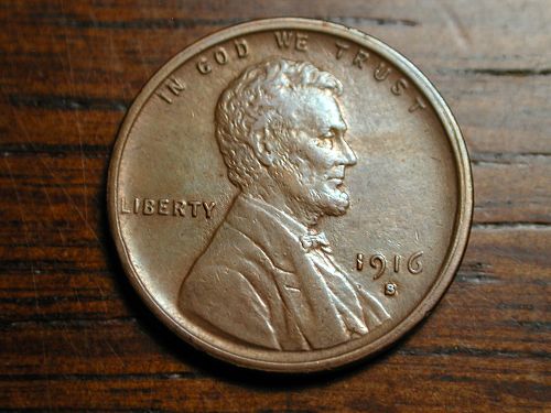 1916s Lincoln Wheat Penny cent NICE