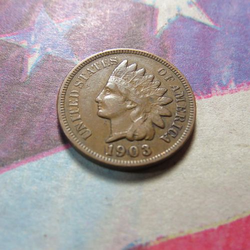 1903 INDIAN HEAD CENT (FULL LIBERTY) COMB SHIP ~ LOT D721