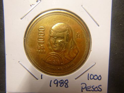 MEXICO 1988 1,000 PESOS