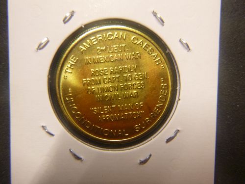 ULYSSES S. GRANT 18TH PRESIDENT TOKEN