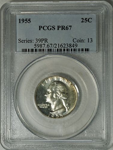 1955 Washington Quarter --- Proof