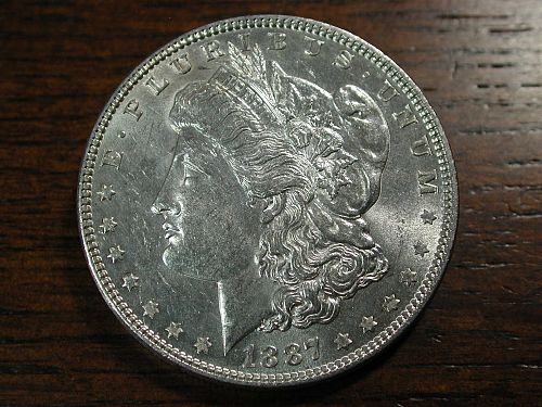 1887 Morgan Silver Dollar NICE