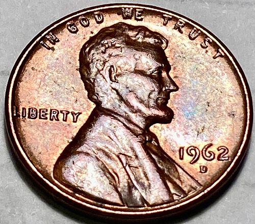 1962 D Lincoln Memorial Cent Small Cents