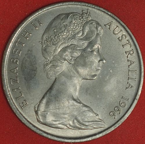 1966 Australia 20 Cents AU