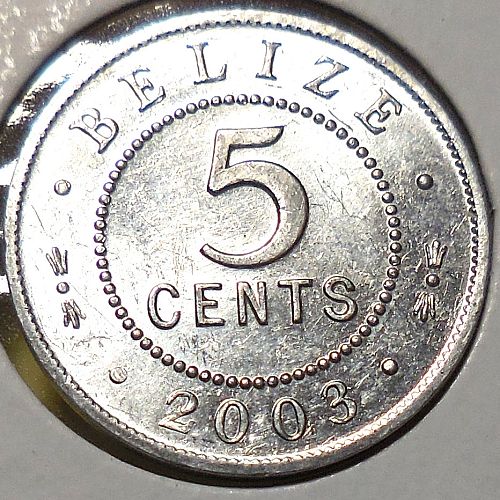 2003 Belize Five Cent