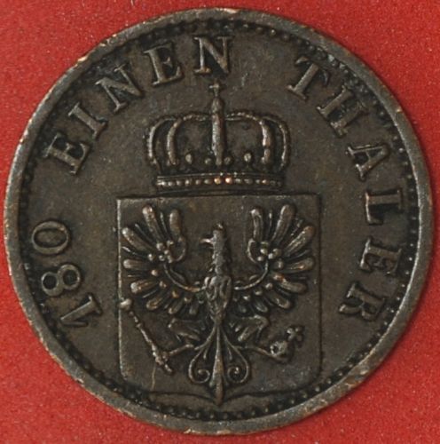 1873B German States/Prussia 2 Pfennig XF