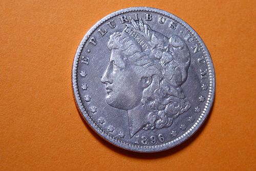 1896o Fine Morgan Silver Dollar @127 years old